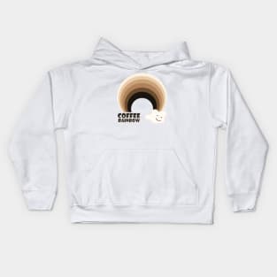 Coffee Rainbow Kids Hoodie